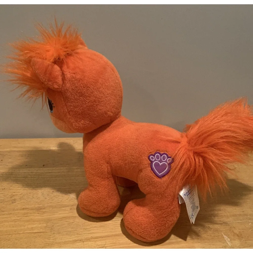 Build-A-Bear Lil Cub Orange cat Plush Stuffed Animal Toy with Mane‎